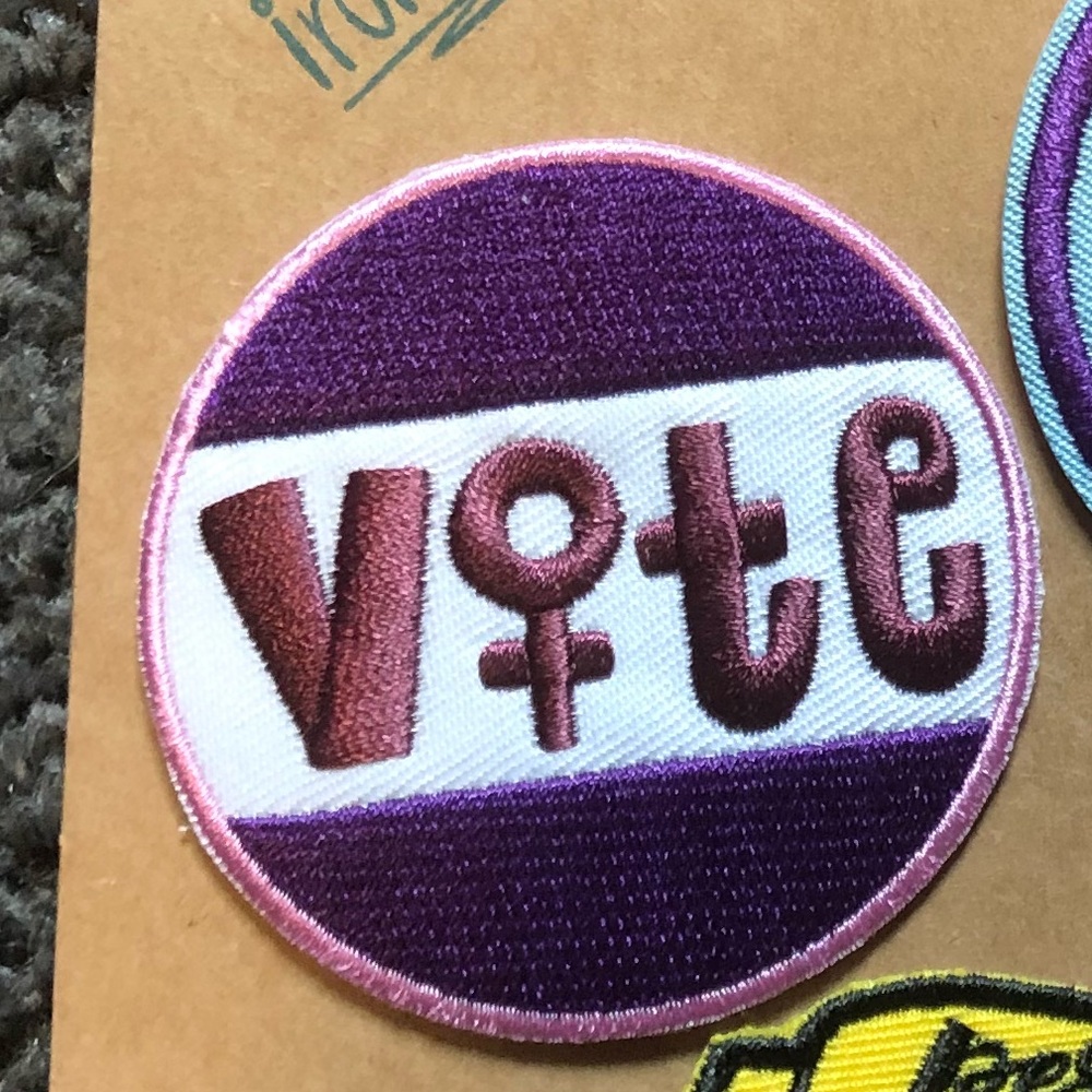 Vote Female Iron-On Patch!